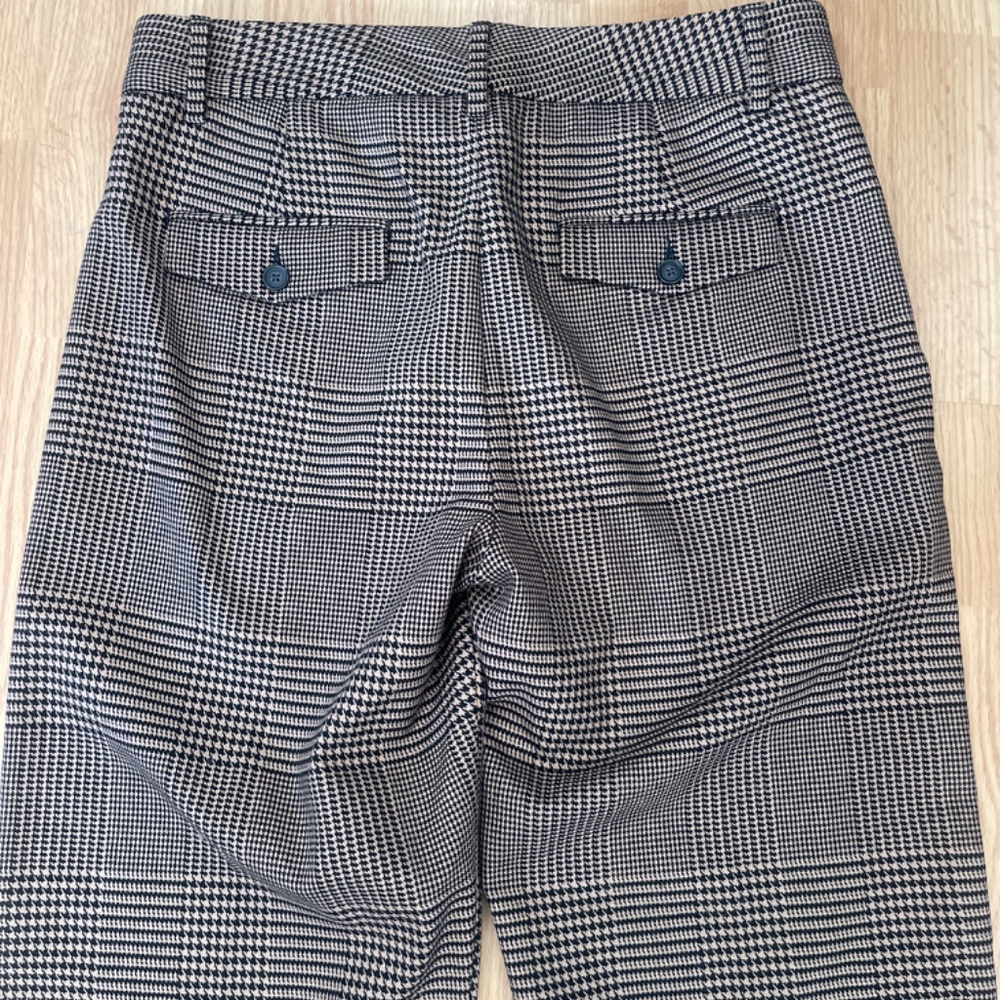 NWT Banana Republic Black and Tan Straight Leg Trousers / Slacks / Pants size10L - Picture 8 of 8